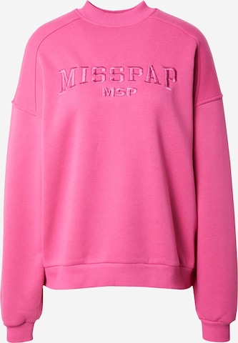 Misspap Sweatshirt in Pink: predná strana