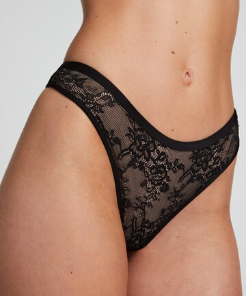 String 'Lea' Hunkemöller en noir : devant