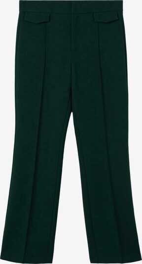 MANGO Pantalon à plis 'Jess' en vert foncé, Vue avec produit