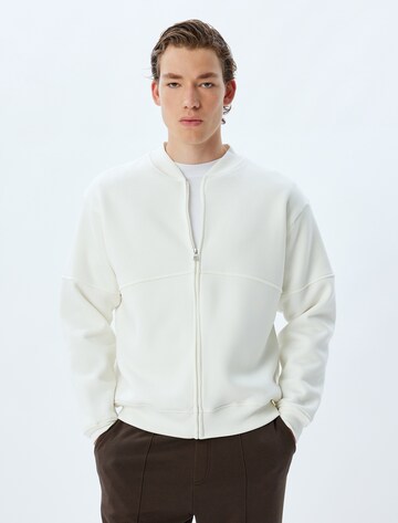 Koton Sweat jacket in White: front