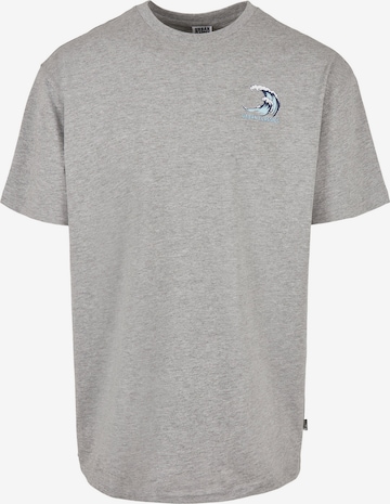 Urban Classics Shirt 'Big Wave' in Grey: front