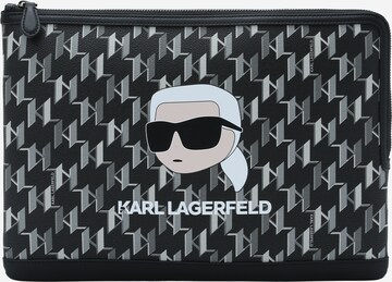 Karl Lagerfeld Clutch 'IKONIK 2.0' in Zwart: voorkant