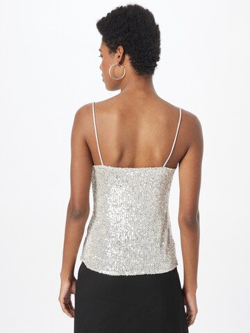 River Island Top 'CAMI' in Silber