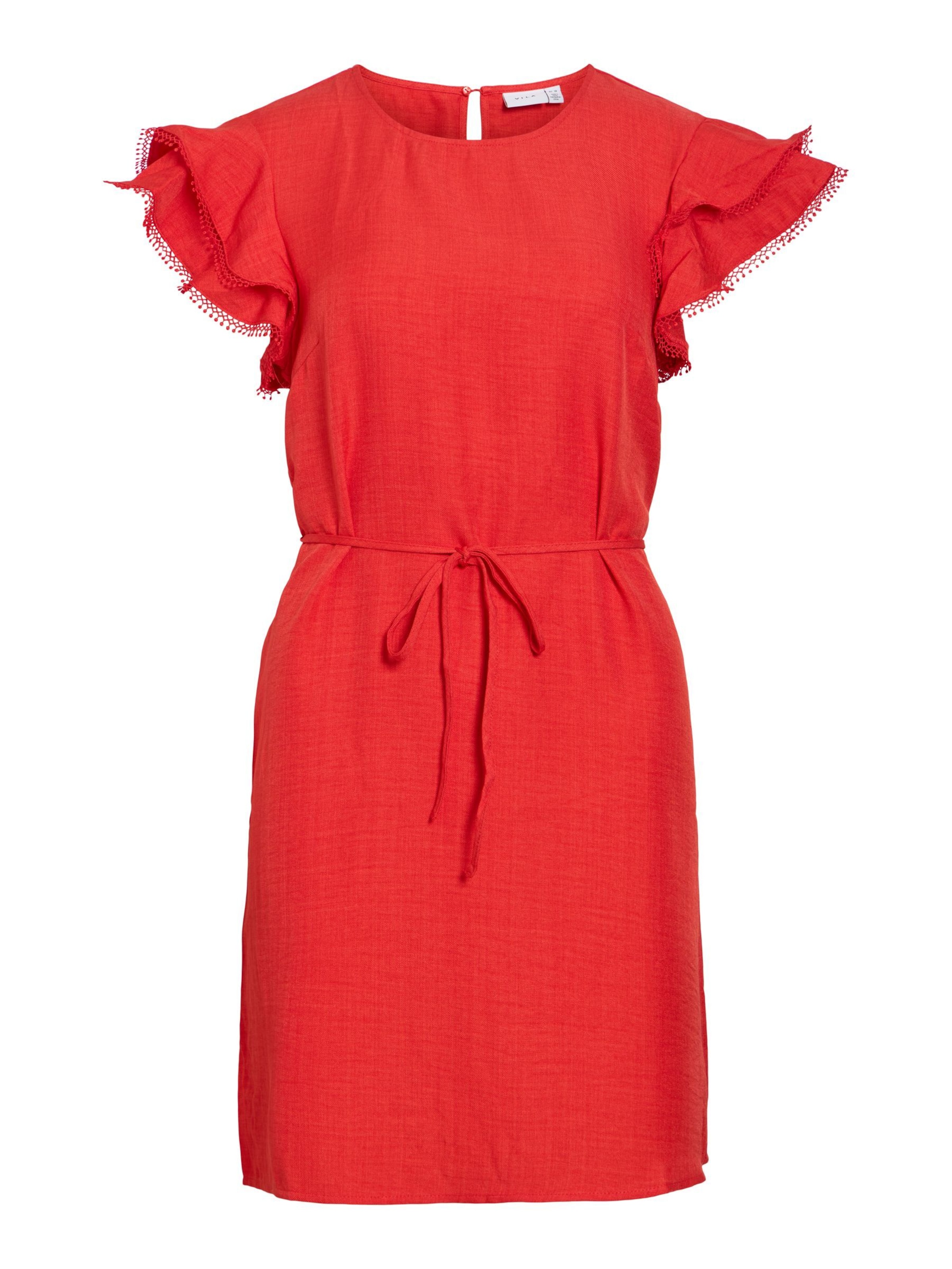 VILA Kjole 'VILuvi' i rød: forside