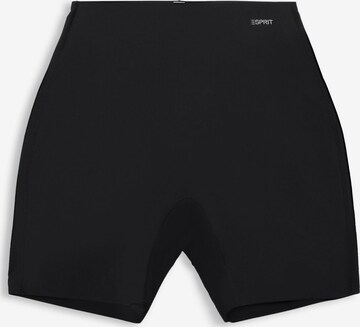 Pantaloni modelatori de la ESPRIT pe negru: față