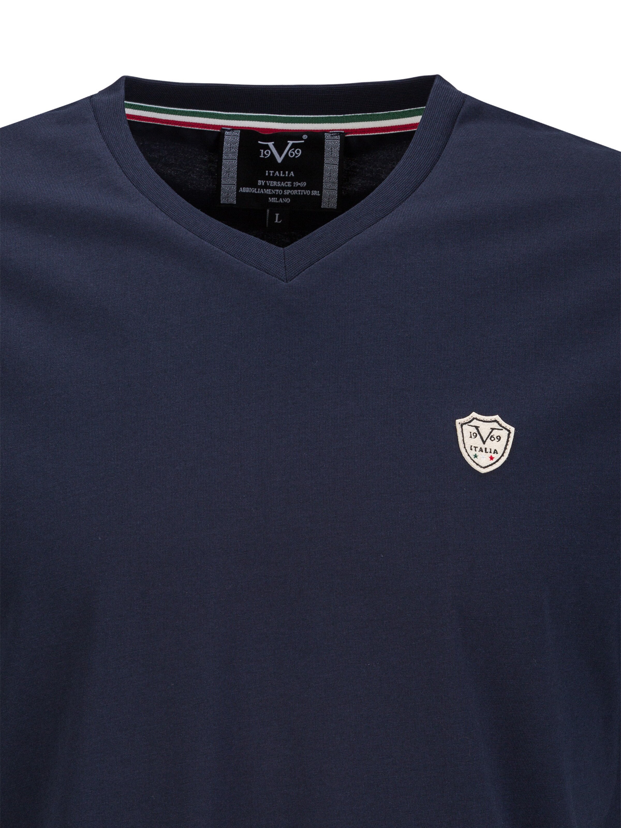 19V69 ITALIA Shirt 'Toni' in Blau