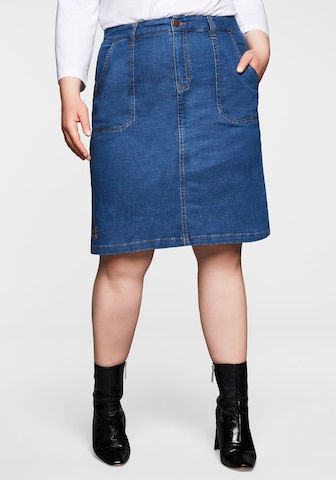 SHEEGO Skirt in Blue: front