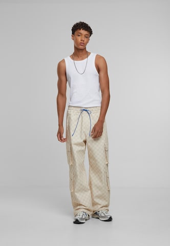Pequs Loosefit Cargobroek in Beige