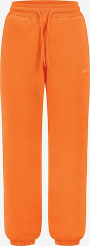 Smilodox Lyanna Casual Classic Pants in Orange: Vorderseite