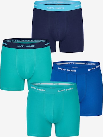 Boxers ' Fresh Print Sets ' Happy Shorts en bleu : devant