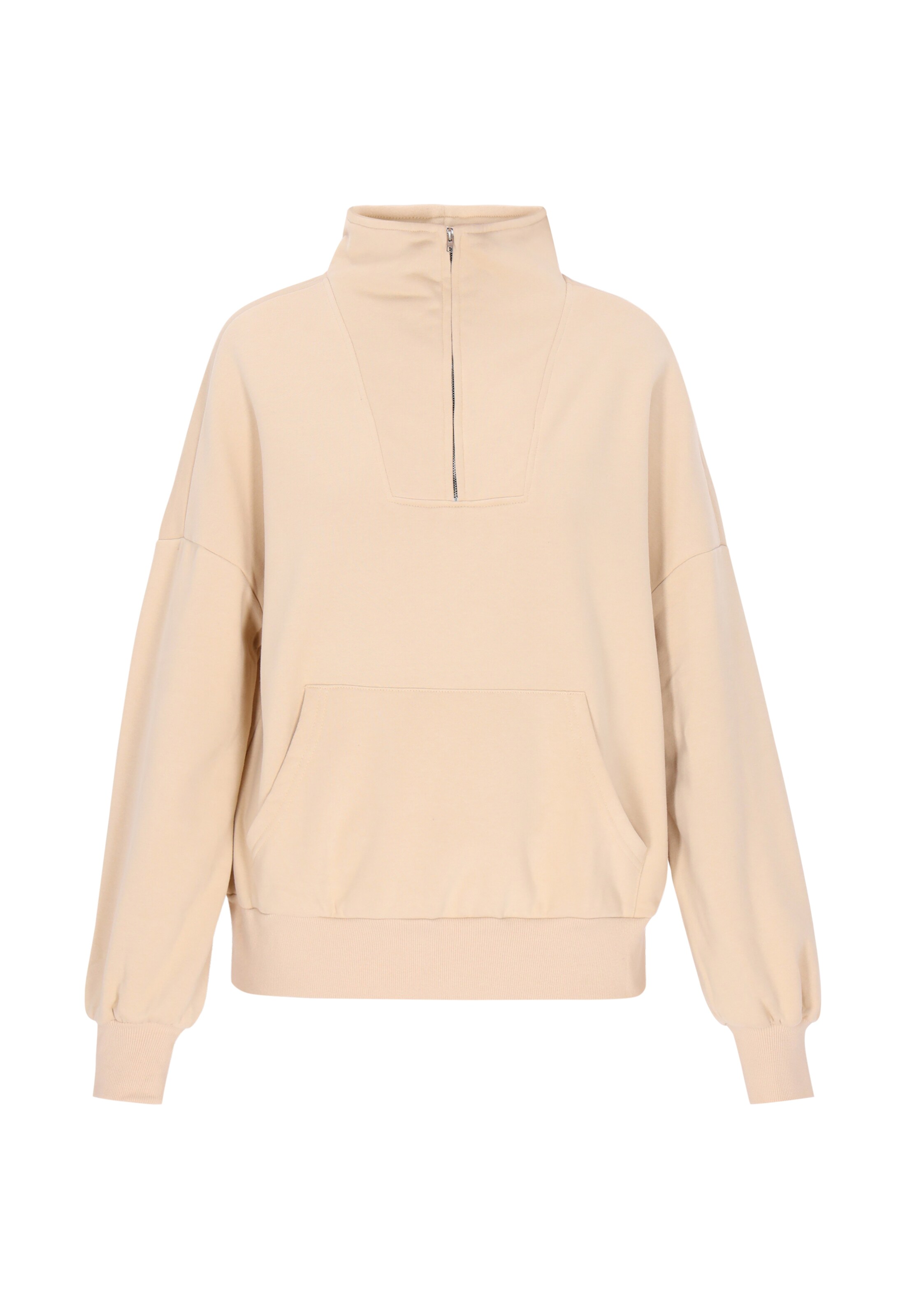 myMo ATHLSR Sweatshirt in Beige: voorkant