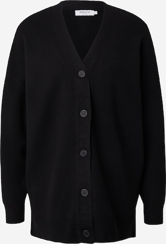 MSCH COPENHAGEN Knit Cardigan 'Regitta Rachelle' in Black: front