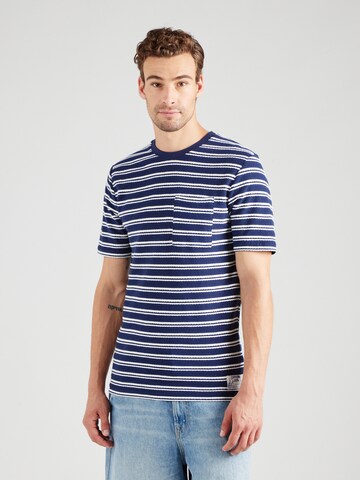 T-Shirt SCOTCH & SODA en bleu : devant