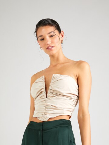 Misspap Top in Beige: predná strana