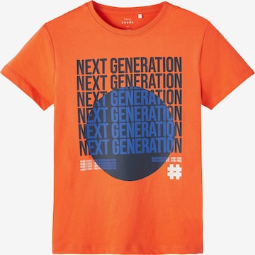 NAME IT T-Shirt 'Vagno' in Orange: predná strana