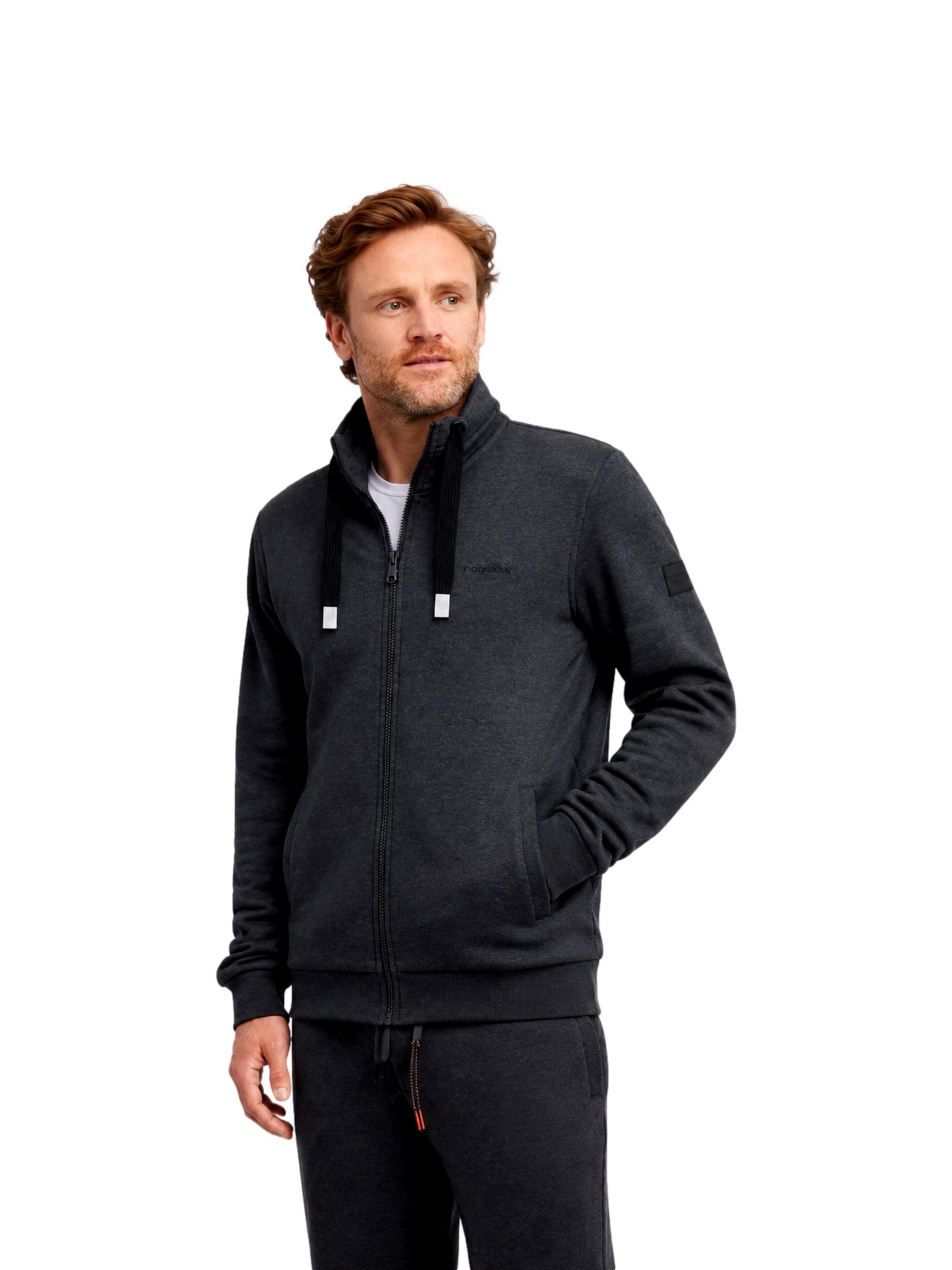 Giacca di felpa 'Jettry' di Ragwear in grigio: frontale