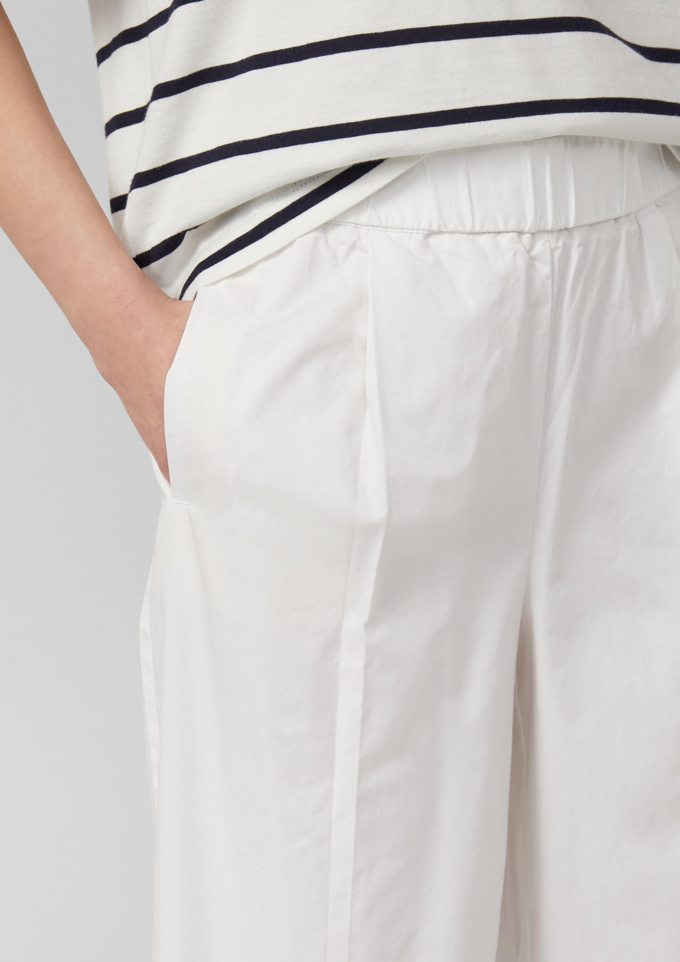 Regular Pantalon s.Oliver en blanc