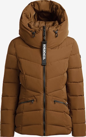 khujo - Chaqueta de invierno 'Hersch2' en marrón: frente