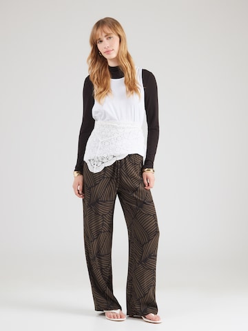 OPUS Loosefit Broek 'Marou' in Zwart