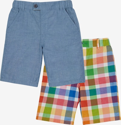 Frugi Pants 'Rhys' in Dusty blue / Light yellow / Green / White, Item view