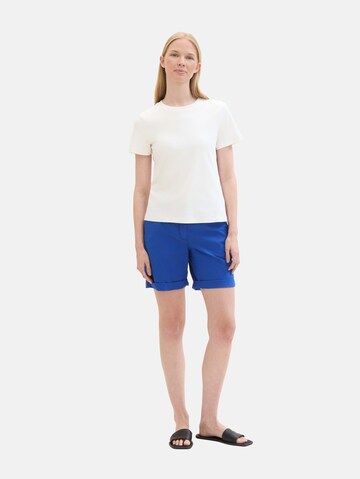 TOM TAILOR Regular Chino trousers in Blue