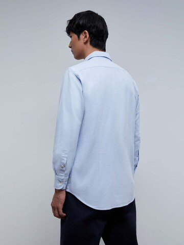 Scalpers Regular Fit Shirt in Blau