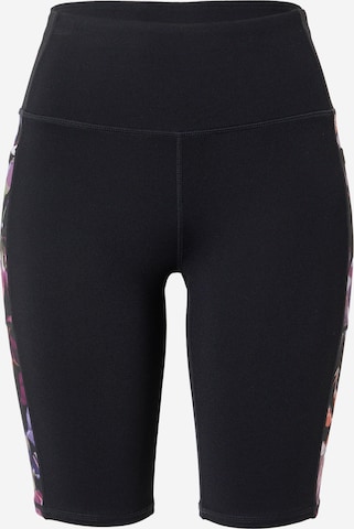 SKECHERS Slimfit Sportbroek 'The Goflex' in Zwart: voorkant