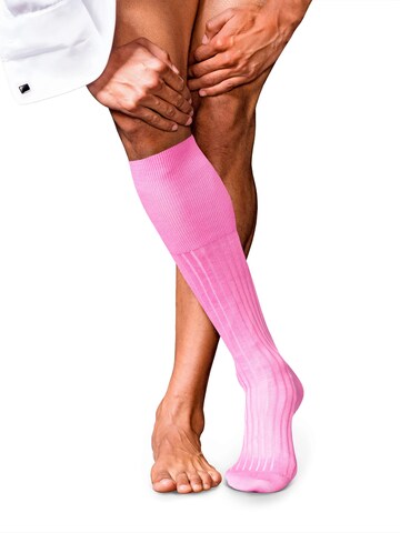FALKE Kniestrümpfe 'No. 13 Finest Piuma Cotton'‌‌‌‌‌‌‌‌‌ in Pink: Vorderseite