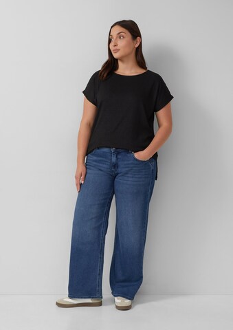 s.Oliver Shirt in Schwarz