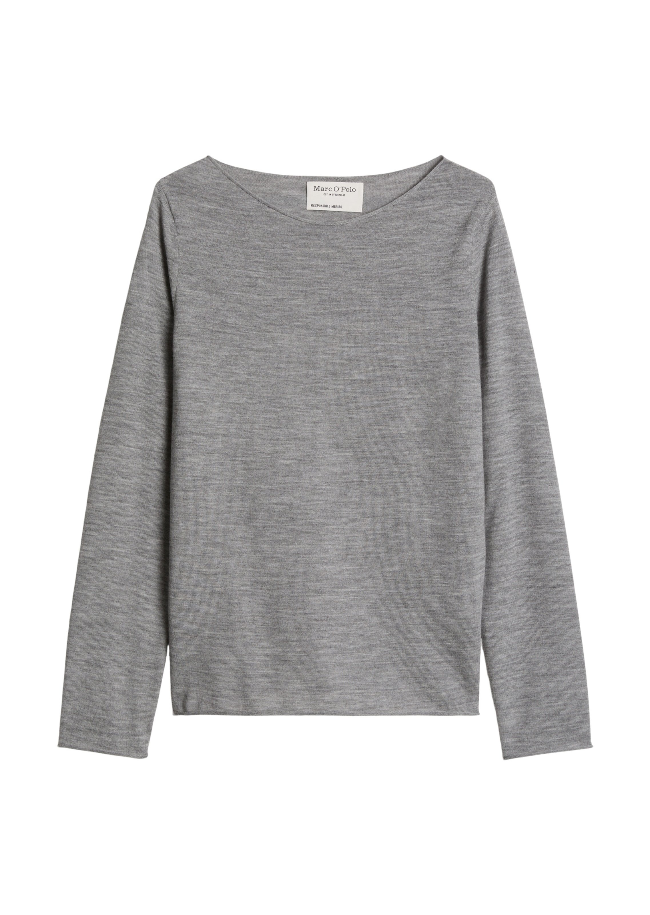 Pull-over Marc O'Polo en gris : devant