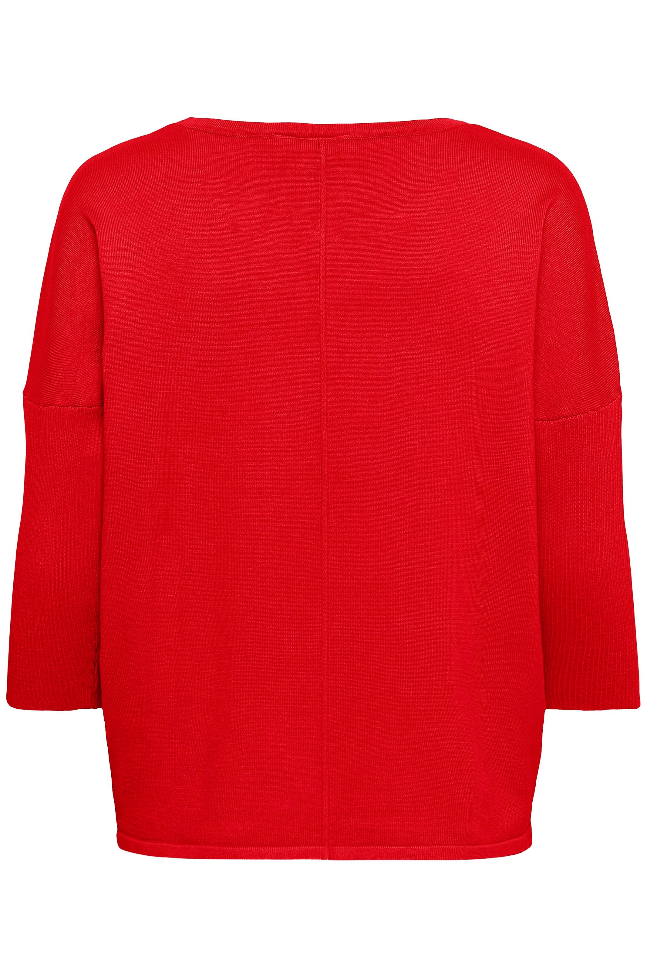 SAINT TROPEZ Pullover 'Mila' in Rot