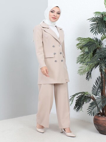 MODAMIHRAM Tuniek in Beige: voorkant