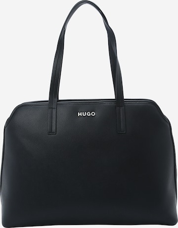 HUGO Shoulder bag 'Chris' in Black: front