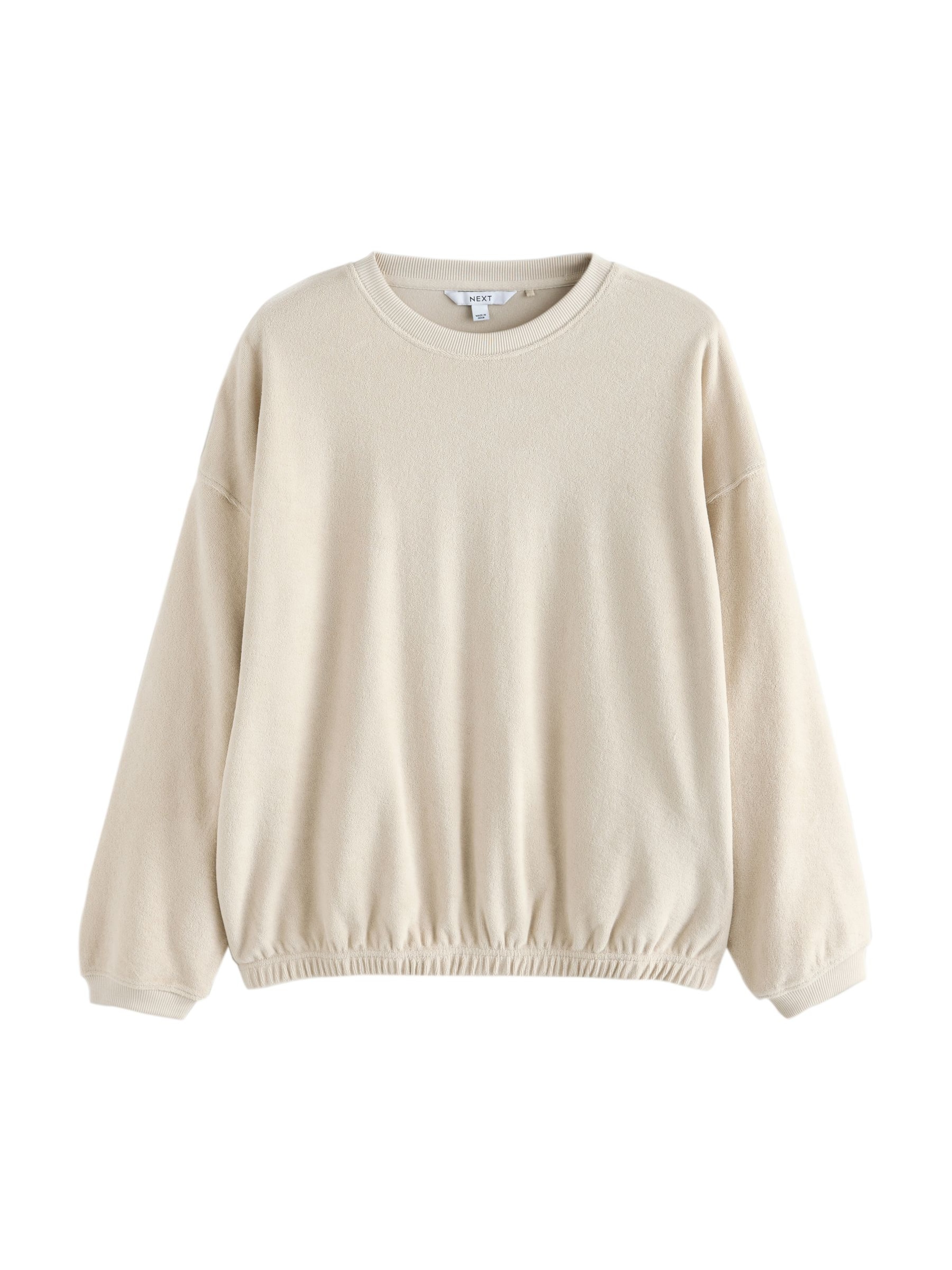 Sweat-shirt Next en beige : devant