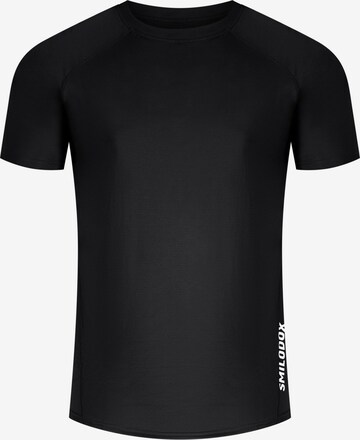 Smilodox Functioneel shirt 'William' in Zwart: voorkant
