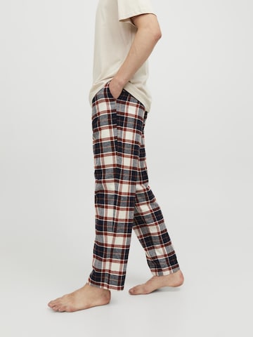 JACK & JONES Regular Pyjamabroek 'JACRIMON' in Wit