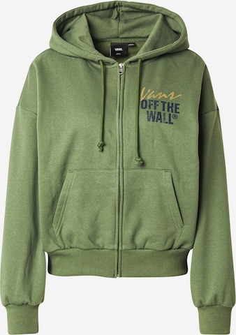 VANS Tepláková bunda 'Ladywall Retro' - Zelená: predná strana
