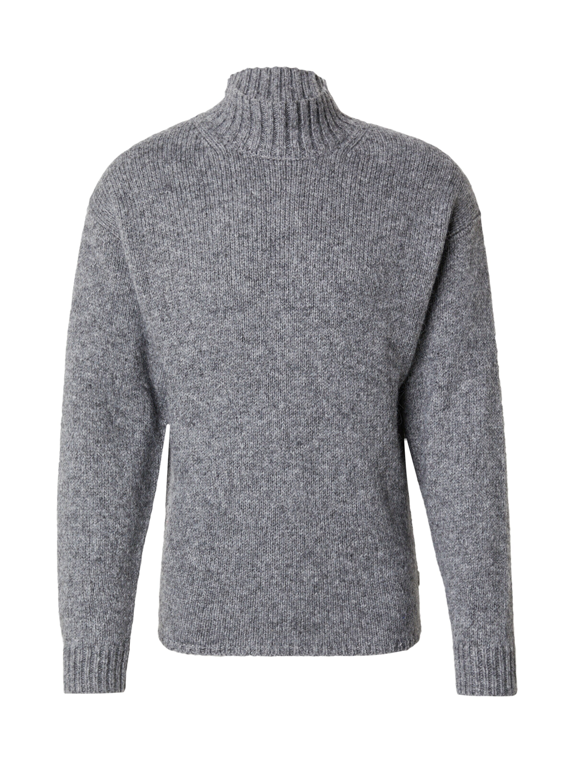 JACK & JONES Pulover 'WALDEMAR' | siva barva: sprednja stran