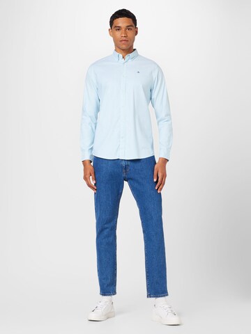 SCOTCH & SODA Regular fit Button Up Shirt 'Essentials' in Blue