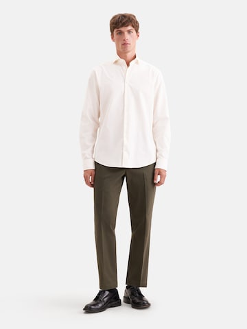 SEIDENSTICKER Regular fit Button Up Shirt in White