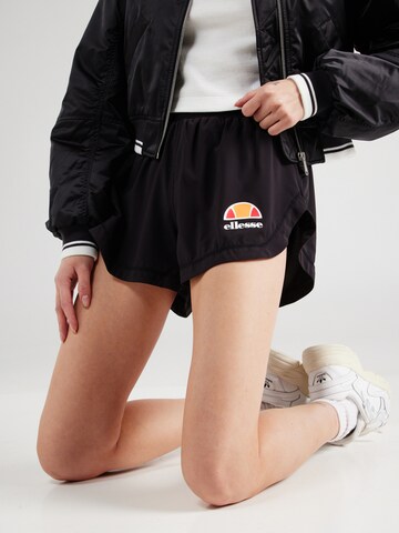 ELLESSE Regular Workout Pants 'Genoa' in Black