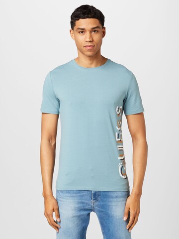 GUESS Shirt in Blauw: voorkant