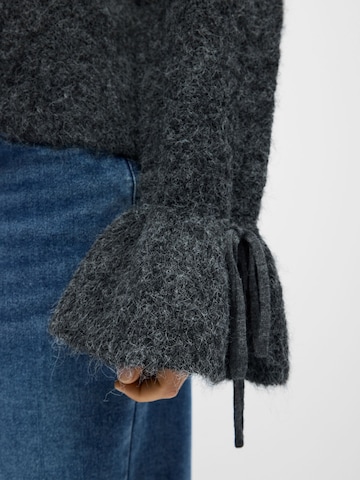 OBJECT Strickjacke 'OBJSALIKA' in Grau