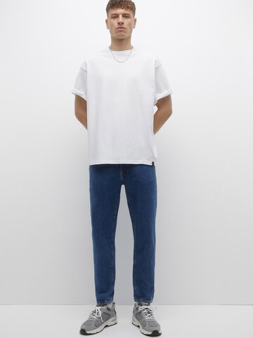 Pull&Bear Regular Jeans in Blauw: voorkant