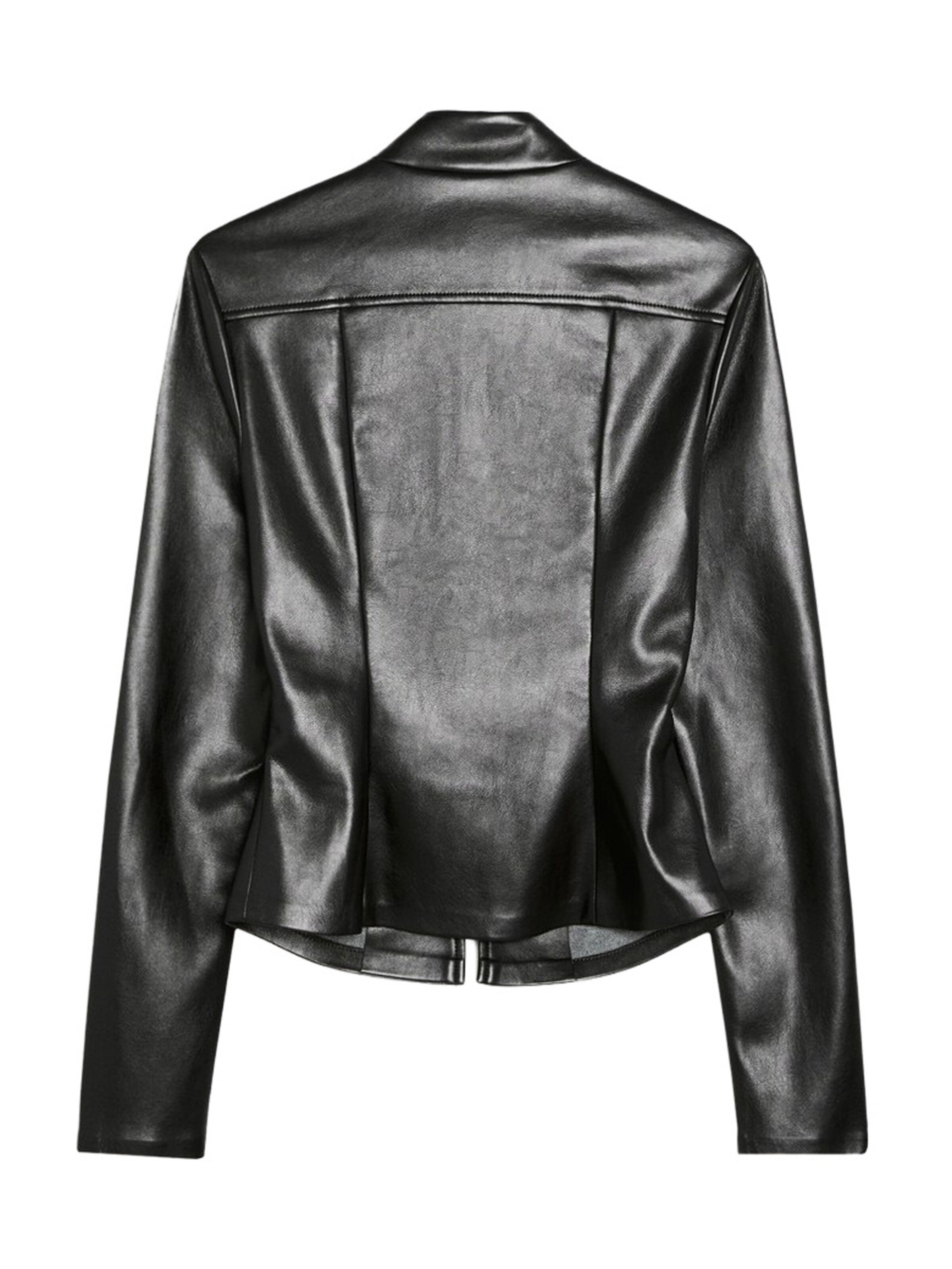 Bershka Between-season jacket in Black: back