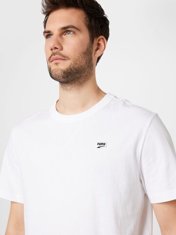 PUMA T-Shirt 'Downtown' in Weiß