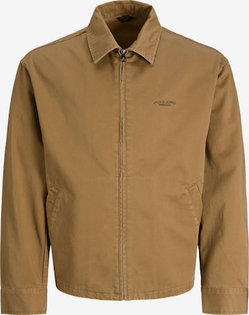 Veste mi-saison JACK & JONES en marron : devant