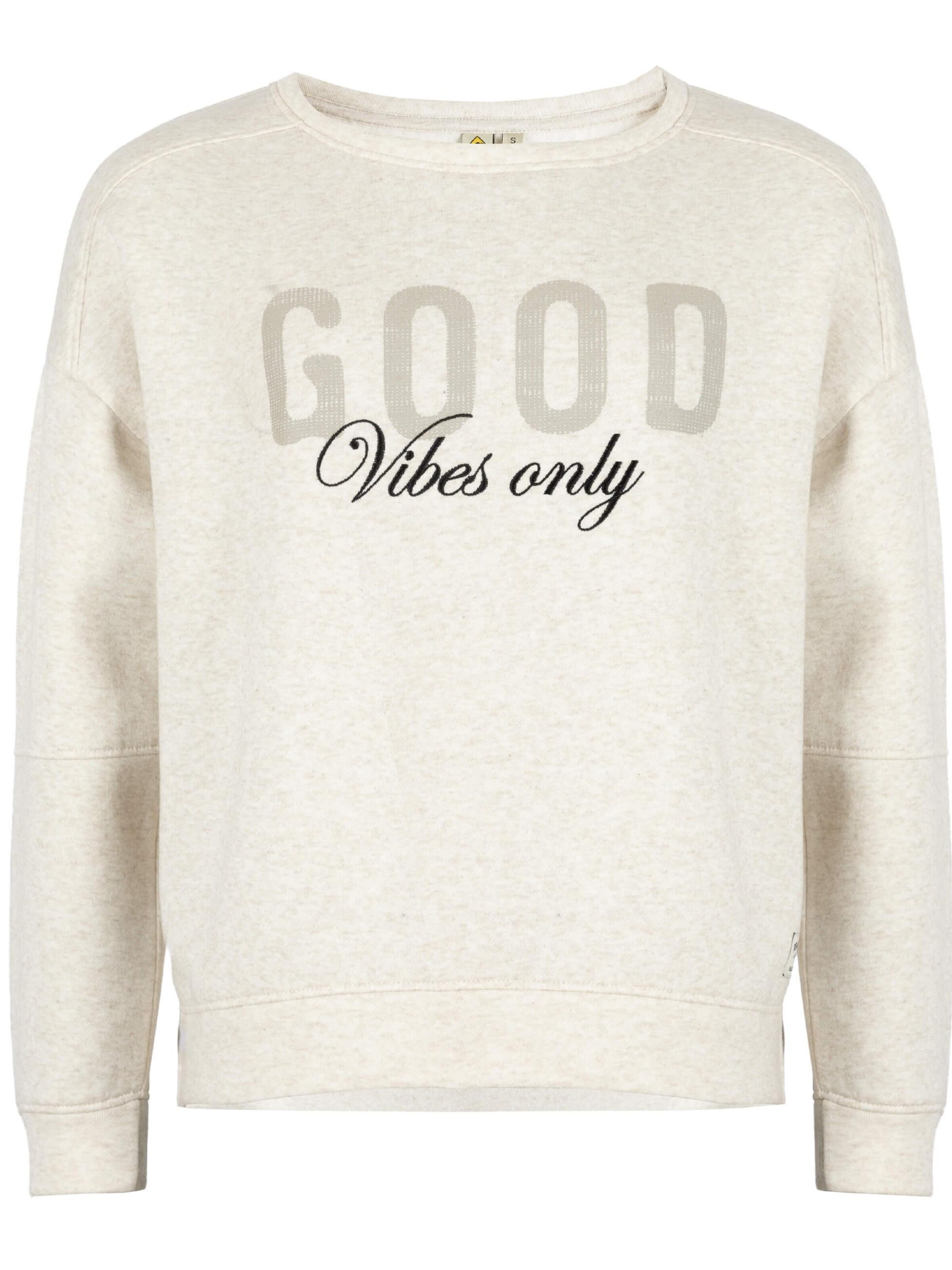 ROADSIGN australia Sweatshirt 'Sweatshirt Vibes Oversized Shirt mit Statement-Print'‌ in Weiß: Vorderseite