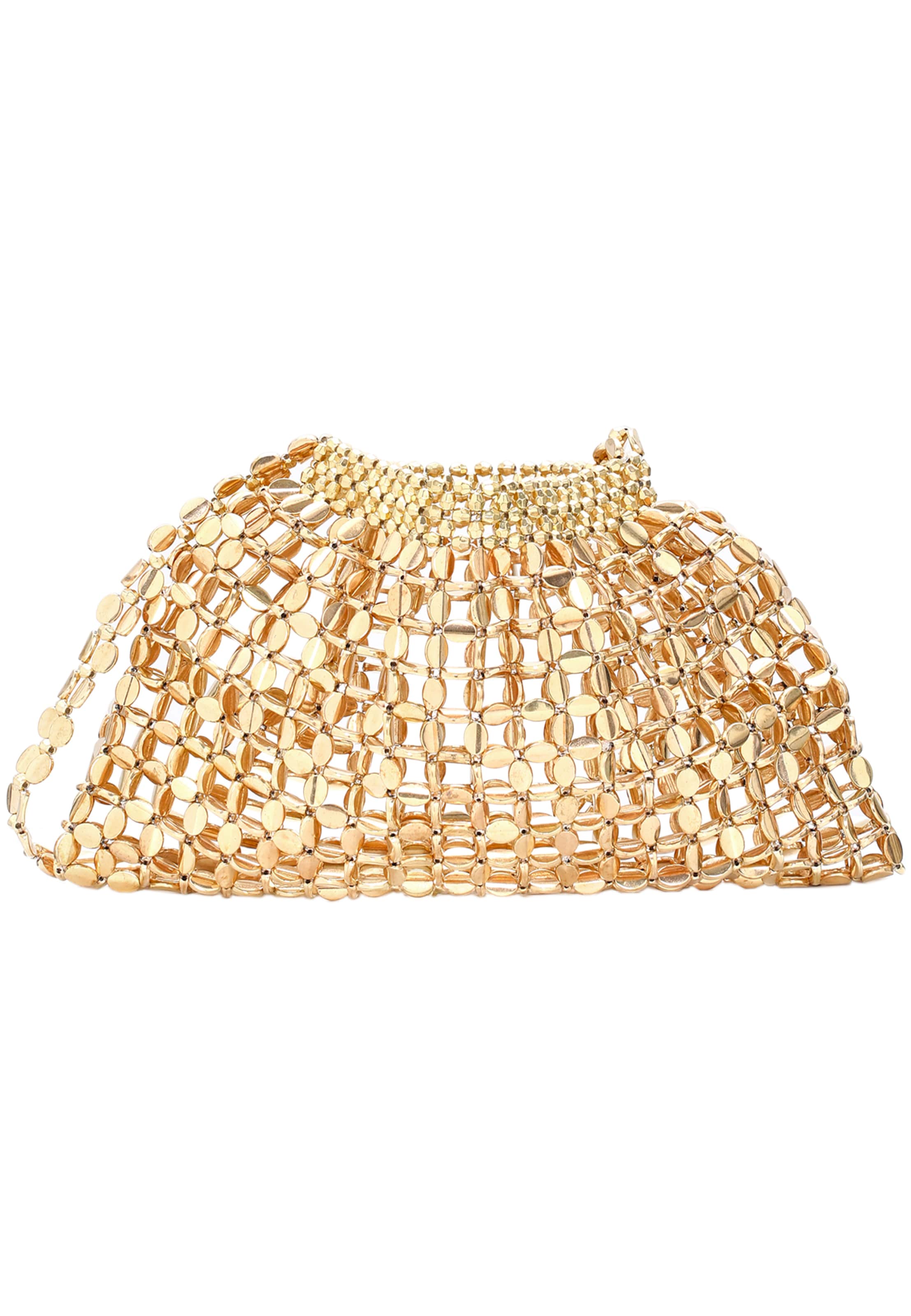 Koosh - Mala de ombro em ouro: frente