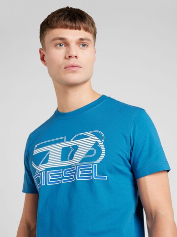 DIESEL Shirt 'T-DIEGOR-K74' in Blauw